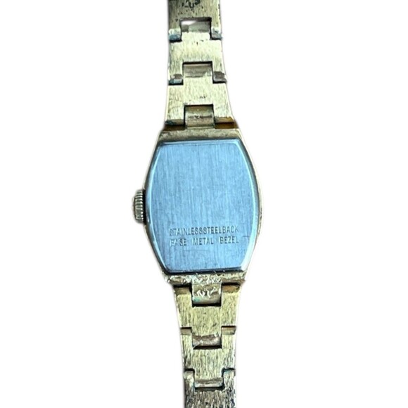 Vintage Wittnauer Women's Watch Gold Tone Link Bracelet Mechanical Wind Working - Picture 3 of 6